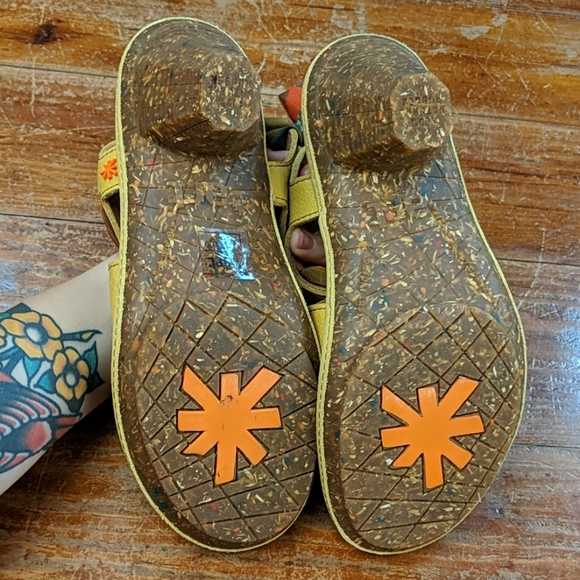 Art Grain-Fantasy Rubber Heel Shoe Size 40 - Picture 7 of 9